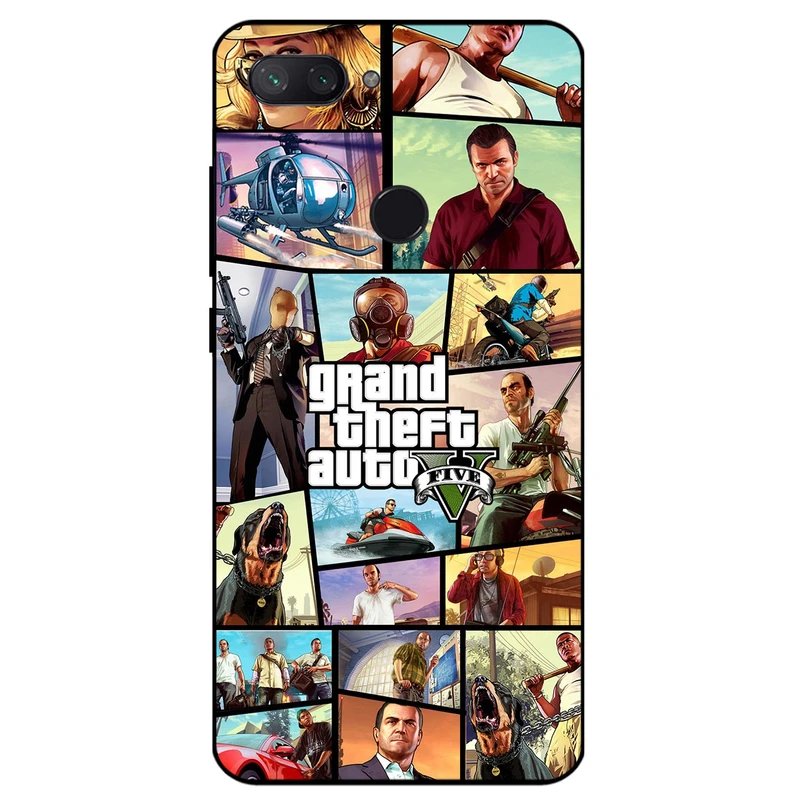 کاور مگافون طرح جی تی ای مدل 8240 مناسب برای گوشی موبایل شیائومی Mi 8 Lite       