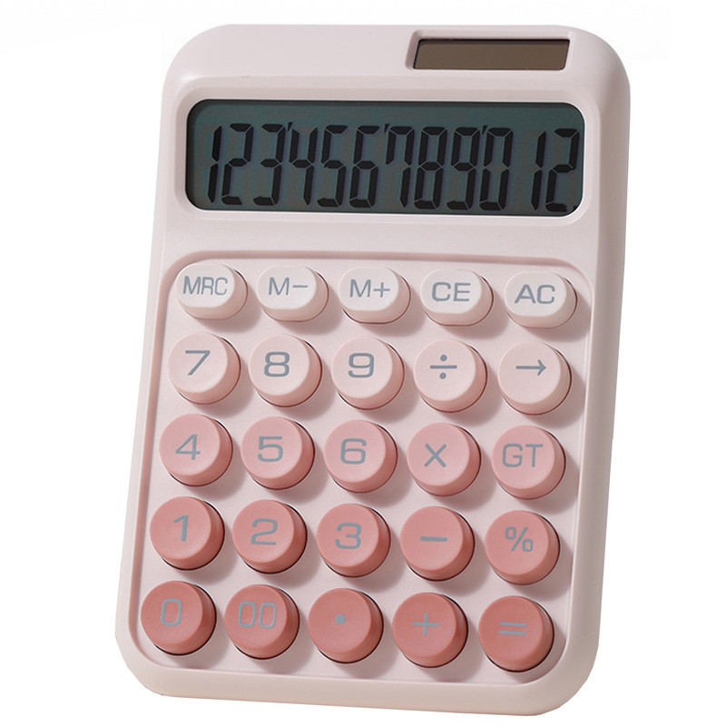 ماشین حساب رومیزی مدل خورشیدی پاستلی کد DS-3001