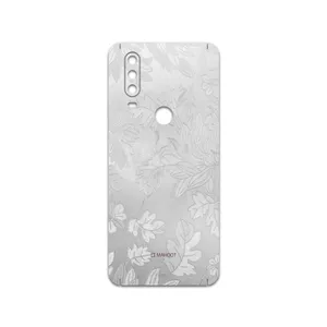 MAHOOT Silver-Wildflower Cover Sticker for motorola One Action