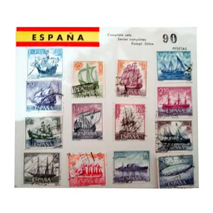 تمبر یادگاری مدل کشتی کد bc-2346 مجموعه 14 عددی