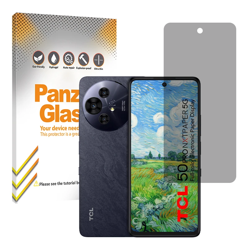 محافظ صفحه نمایش حریم شخصی پنزر گلس مدل Resistant مناسب برای گوشی موبایل تی سی ال 50 NxtPaper 5G