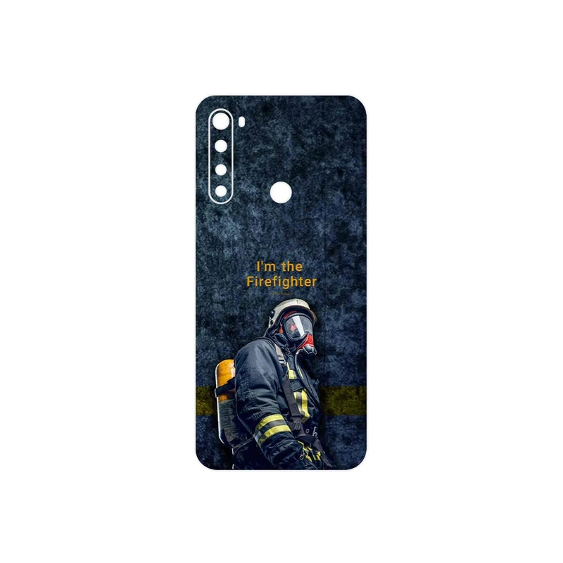 برچسب پوششی ماهوت مدل Firefighter مناسب برای گوشی موبایل شیائومی Redmi Note 8T