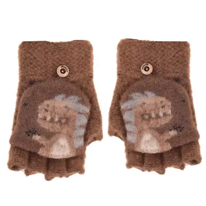 دستکش بافتنی بچگانه مدل دایناسور