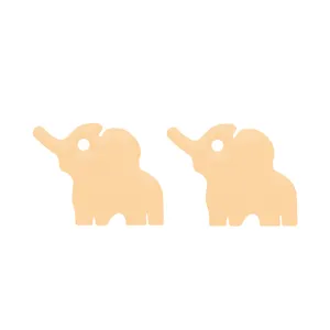 گوشواره طلا 18 عیار زنانه باراد زر مدل فیل BZ52