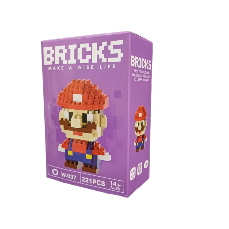 ساختنی 221 تکه جیسی بریکس مدل ماریو کد W-037