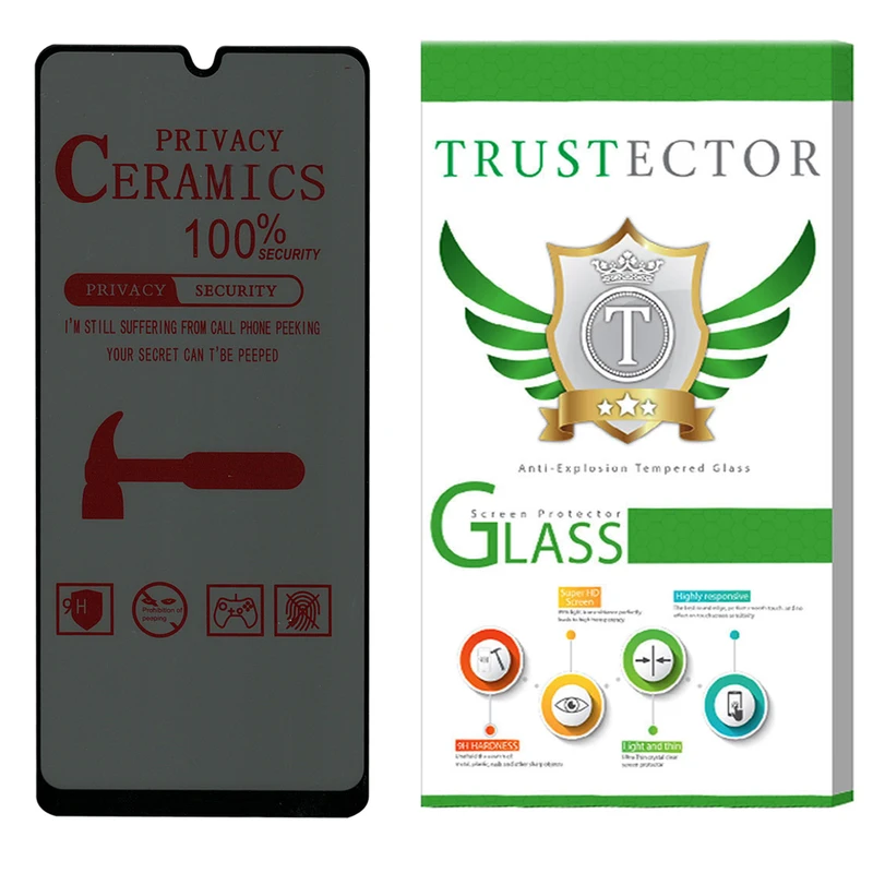 محافظ صفحه نمایش سرامیکی حریم شخصی تراستکتور مدل PRCTA مناسب برای گوشی موبایل سامسونگ Galaxy F22