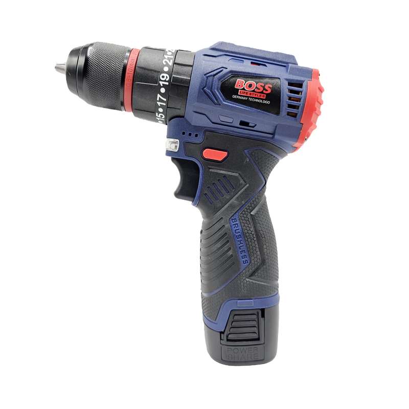 دریل پیچ گوشتی چکشی باس مدل براشلس کد 2 دریل پیچ گوشتی چکشی باس مدل براشلس کد 2