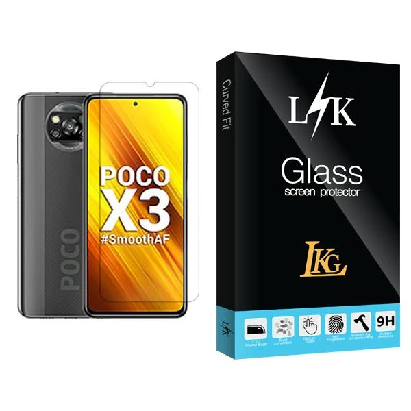 محافظ صفحه نمایش ال کا جی مدل LK Glass MIX001 مناسب برای گوشی موبایل شیائومی Poco X3
