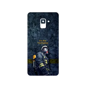 MAHOOT Firefighter Cover Sticker for Samsung Galaxy A8 Plus 2018