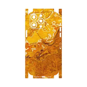 MAHOOT Gold Marble-FullSkin Cover Sticker for Apple iPhone 14 Pro Max