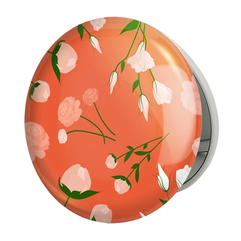 آینه جیبی خندالو طرح گل گلی مدل تاشو کد 29016