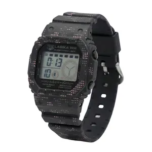 ساعت مچی دیجیتال لاسیکا مدل اسپرت تک زمانه کرنوگراف بند پیو کد L8