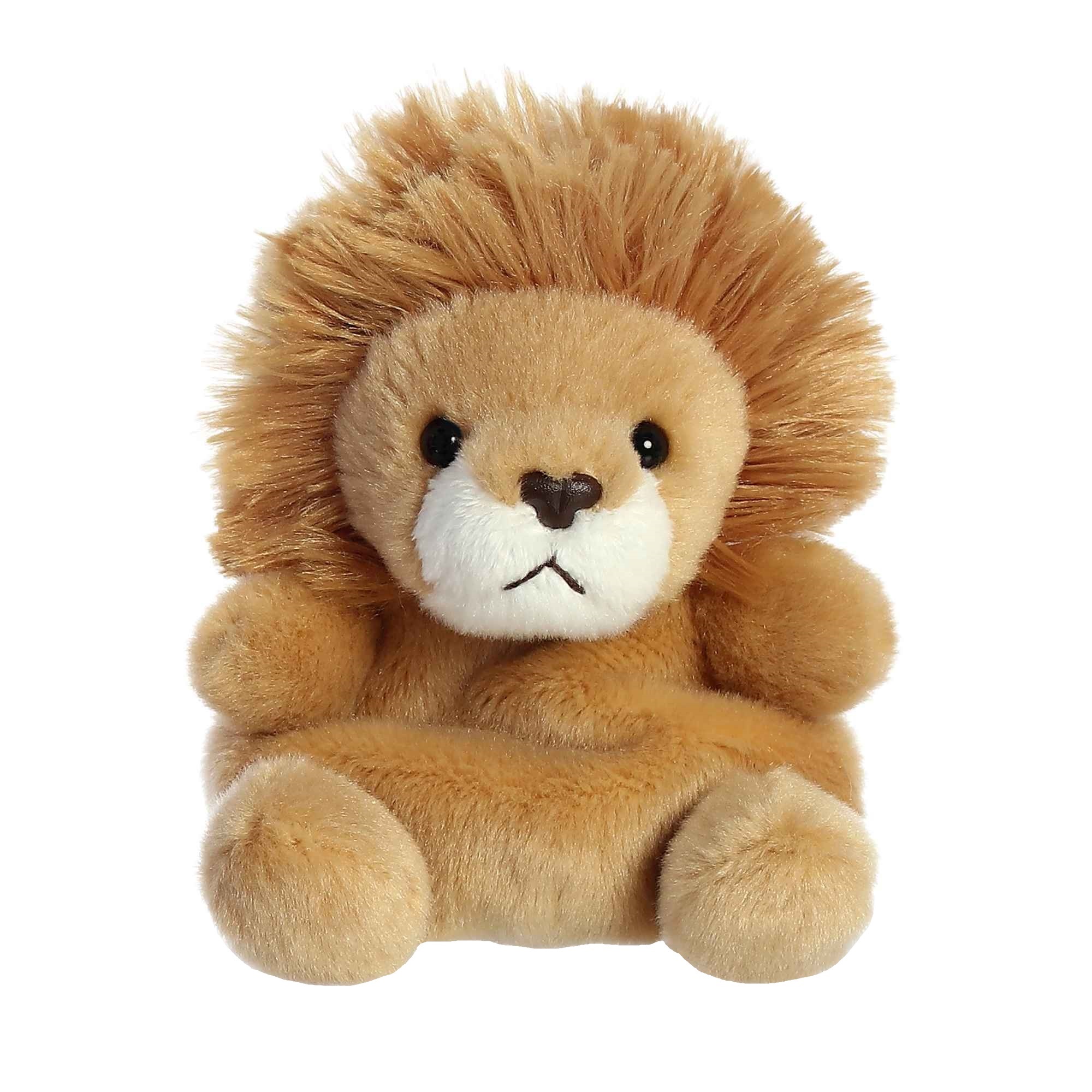 عروسک آرورا طرح شیر مدل Palm Pals Leno Lion کد SZ4/128 ارتفاع 14 سانتی متر