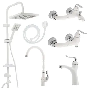 ست شیرآلات نایریکا مدل آرچر کد W-02 مجموعه 6 عددی
