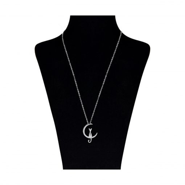 گردنبند نقره زنانه گالری شمرون مدل گربه کد 9596