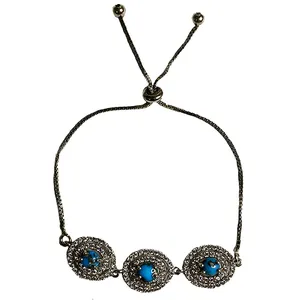 دستبند نقره زنانه مدل مهسا کد 6000