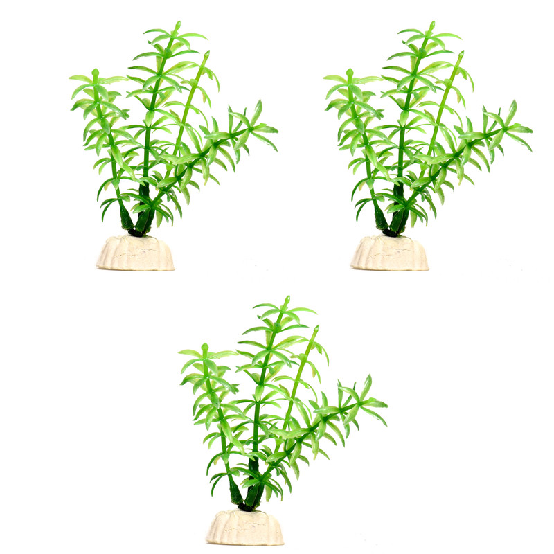 گیاه مصنوعی آکواریوم کد 75 بسته 3 عددی