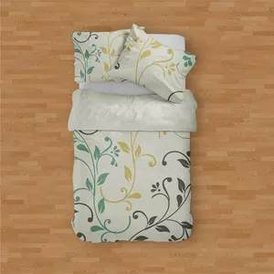 سرویس روتختی مدوپد طرح پیچک مدل PAT00252 یک نفره 4 تکه