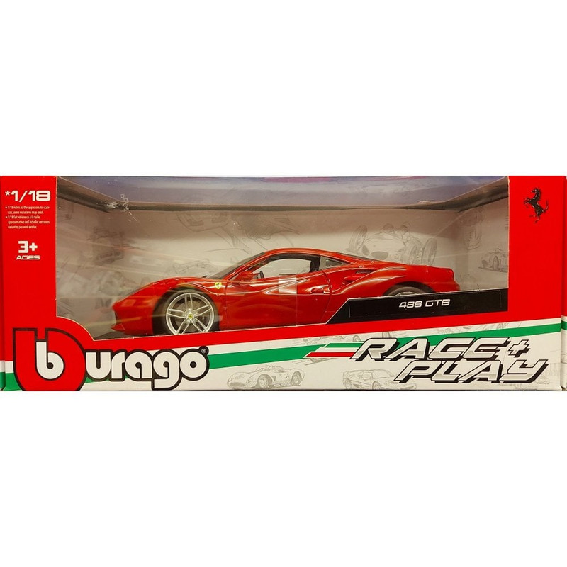 ماکت ماشین بوراگو مدل FERRARI 488 GTB COUPE 2015