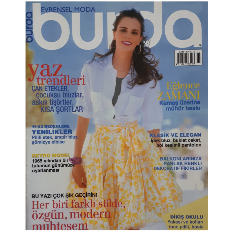 مجله burda ژوئن 2013