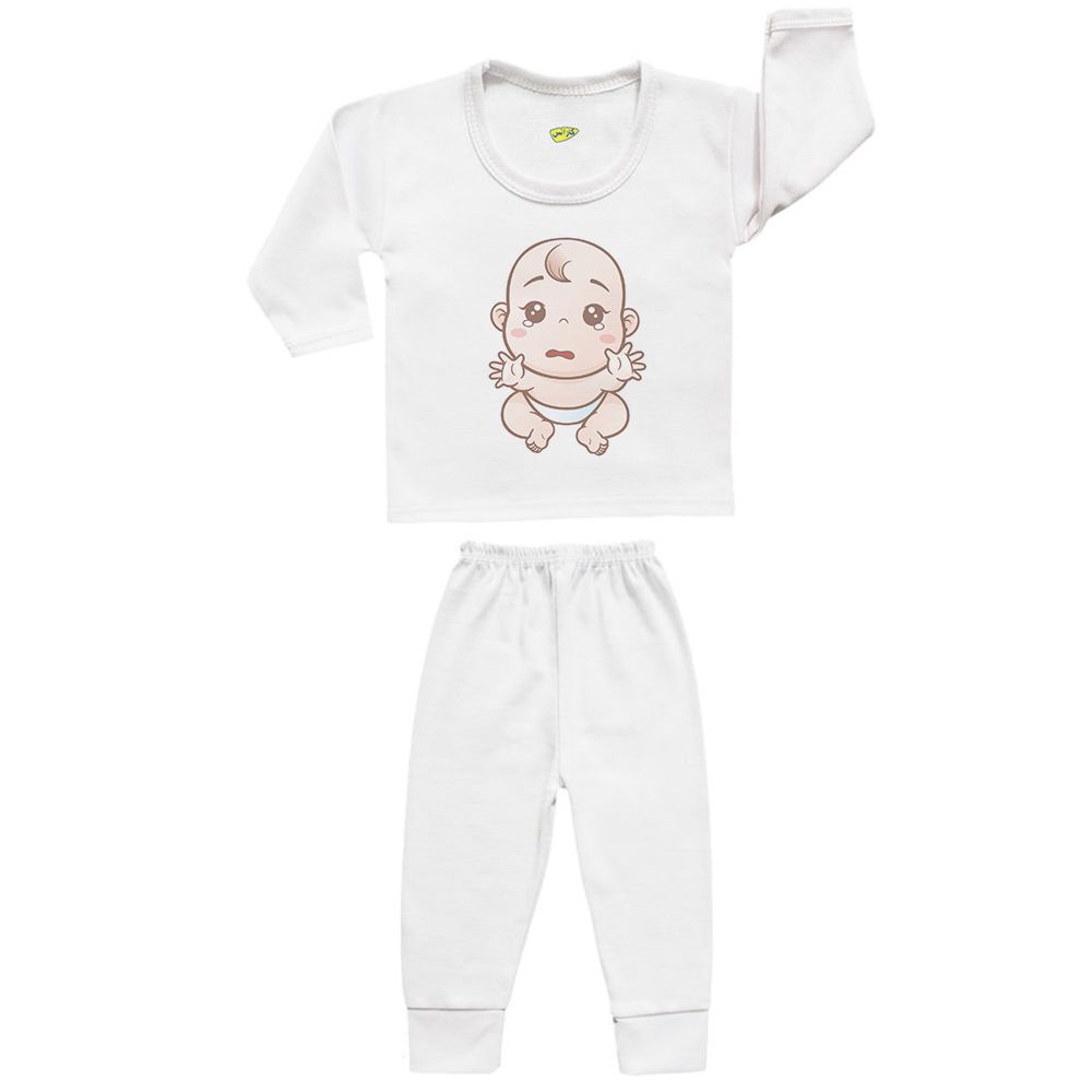 ست تی شرت و شلوار نوزادی کارانس مدل SBS-3091