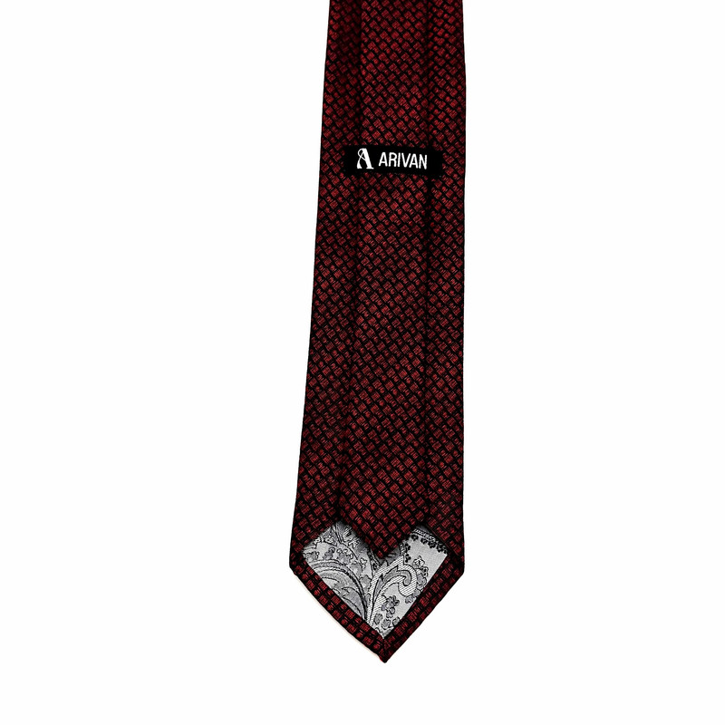 ست کراوات و دستمال جیب مردانه آریوان مدل LR7704