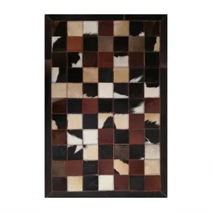 کلاژ فرش پوست و چرم کمالی مدل AD-0411