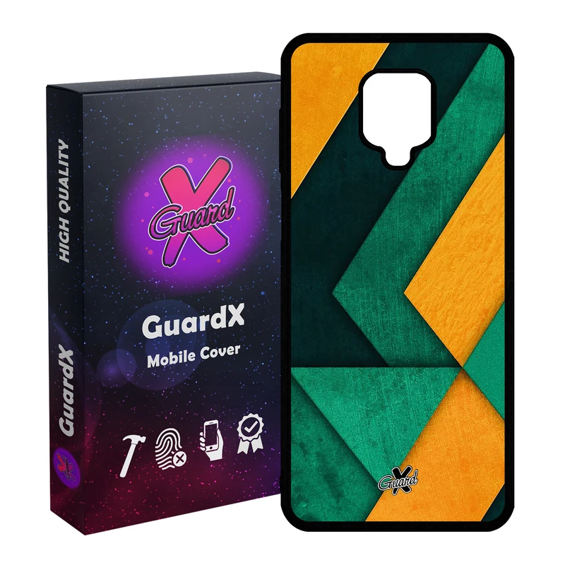 کاور گارد ایکس طرح Shape مدل Glass10329 مناسب برای گوشی موبایل شیائومی Redmi Note 9S / Note 9 Pro / Note 9 Pro Max