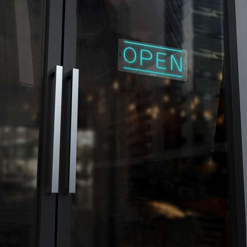 چراغ دیواری نئون دیزاین طرح Open_TBL