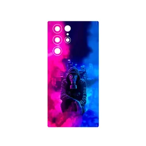 MAHOOT Smoke Rainbow Digital Art 2 Cover Sticker for Samsung Galaxy S22 Ultra 5G