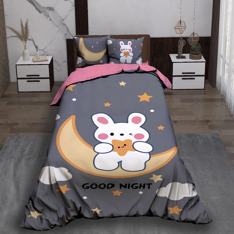 سرویس روتختی یک نفره 5 تکه مدل Good Night