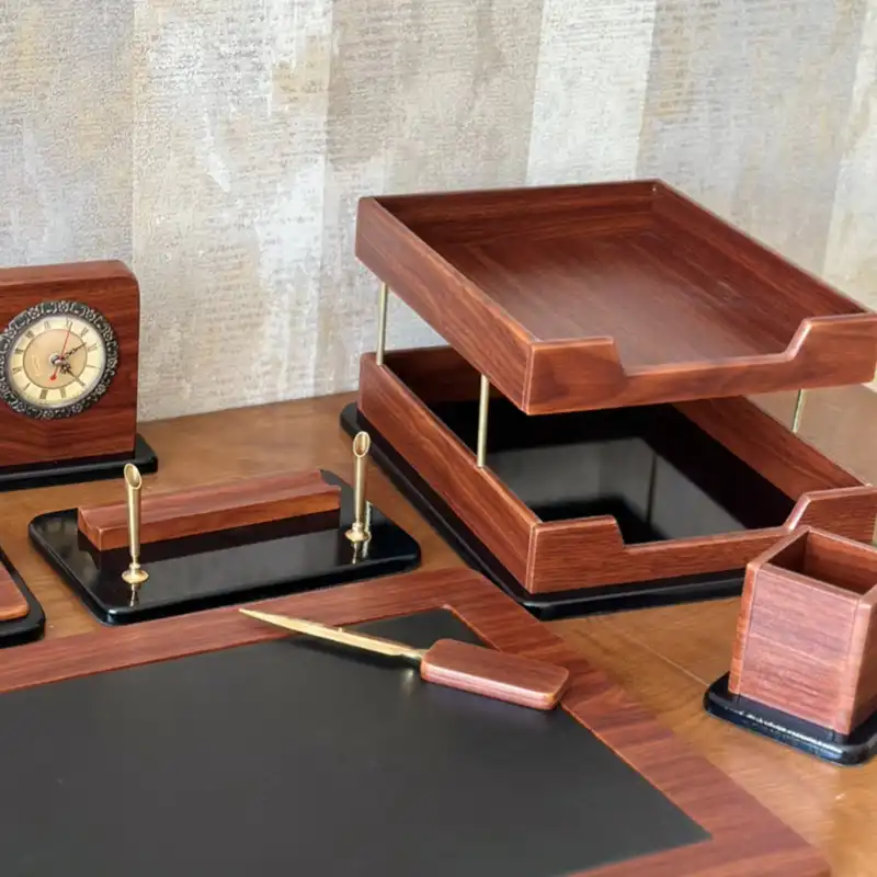 ست لوازم اداری رومیزی مدل 415-office مجموعه 15 عددی