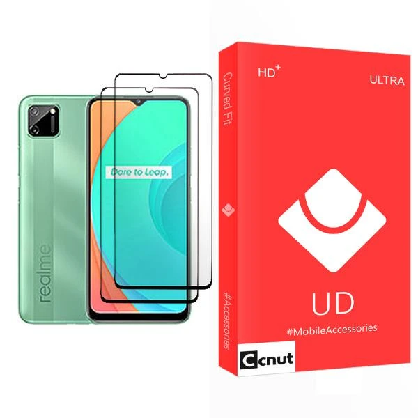 محافظ صفحه نمایش کوکونات مدل UD Ultra MIX002 مناسب برای گوشی موبایل ریلمی C11 بسته دو عددی
