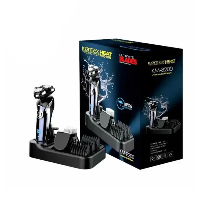 ماشین اصلاح موی صورت و بدن شارژی کومکس مدل km-8200