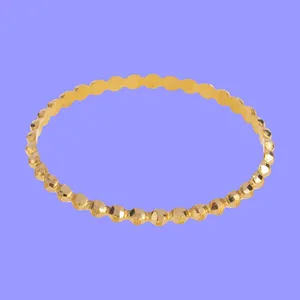 النگو  طلا 18 عیار زنانه  گالری یارطلا مدل استخوانی کد AL61-G-4