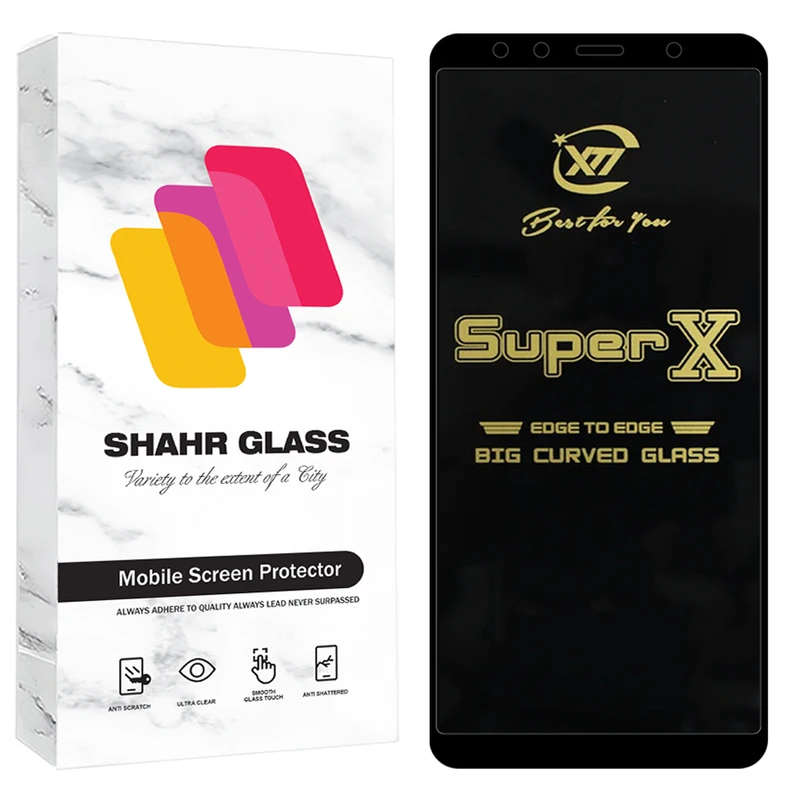محافظ صفحه نمایش شهر گلس مدل SUPXS20 مناسب برای گوشی موبایل سامسونگ Galaxy A7 2018 / Galaxy A750