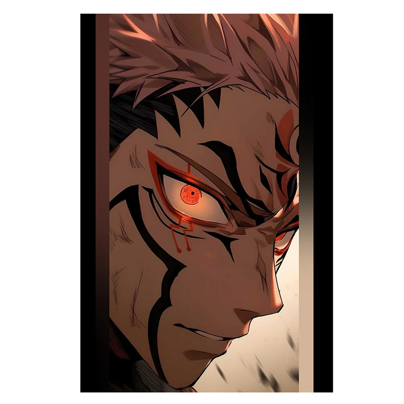 پوستر مدل سوکونا Sukuna طرح انیمه جوجیتسو کایزن Jujutsu Kaisen کد 557