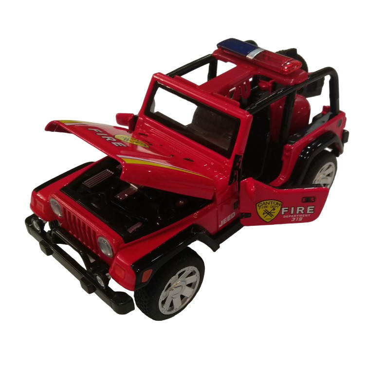 ماشین بازی مدل جیپ آتشنشانی کد 15JFTB
