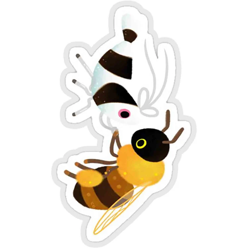 استیکر لپ تاپ طرح bee and amp کدST163