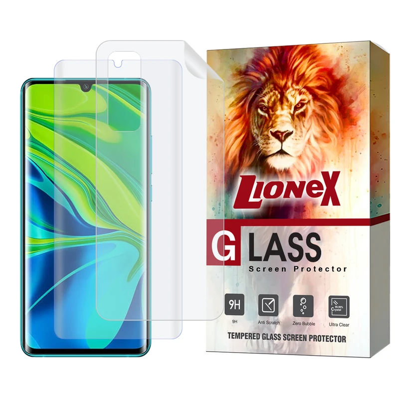 محافظ صفحه نمایش یووی لایونکس مدل UVNANOMTBL مناسب برای گوشی موبایل شیائومی Mi Note 10 Lite به همراه محافظ پشت گوشی