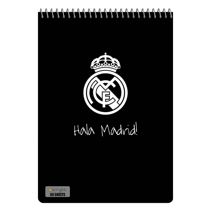 دفتر نقاشی 50 برگ سیمی کارنیکا طرح رئال مادرید Real Madrid کد 13347