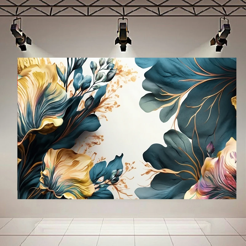 پوستر بک لایت طرح گل مدرن کد AR31349