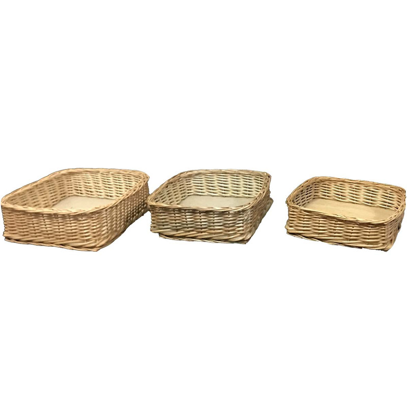 سبد حصیربافی مدل عرفان کد 03 مجموعه 3 عددی