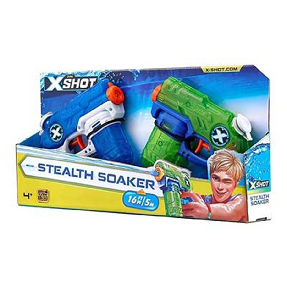 تفنگ بازی زورو مدل دوقلو آبپاش اکس شات X-Shot کد Stealth Soaker