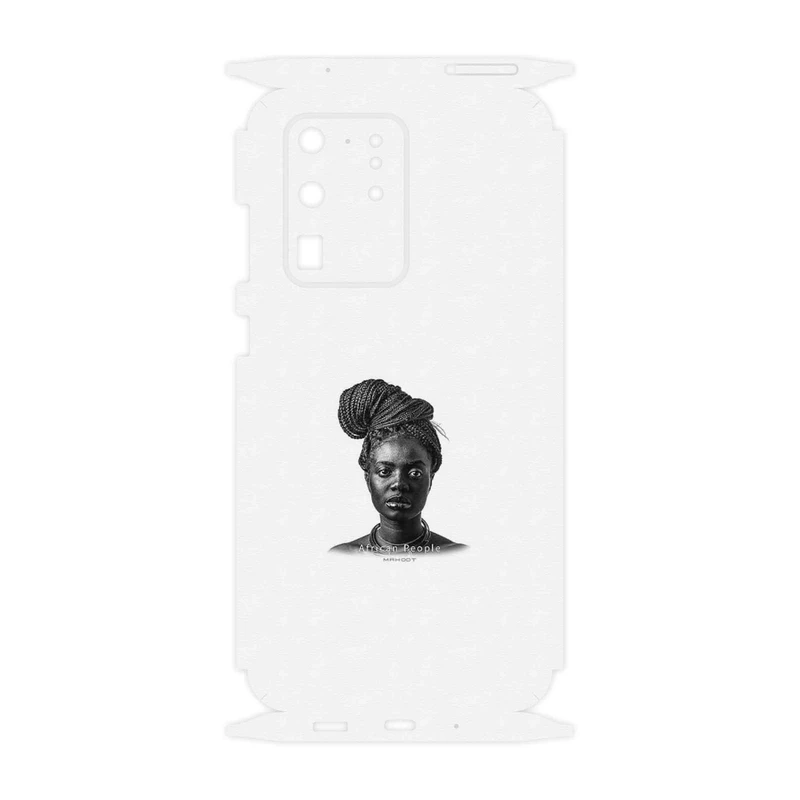 برچسب پوششی ماهوت مدل Portrait of an African Woman-FullSkin مناسب برای گوشی موبایل سامسونگ Galaxy S20 Ultra