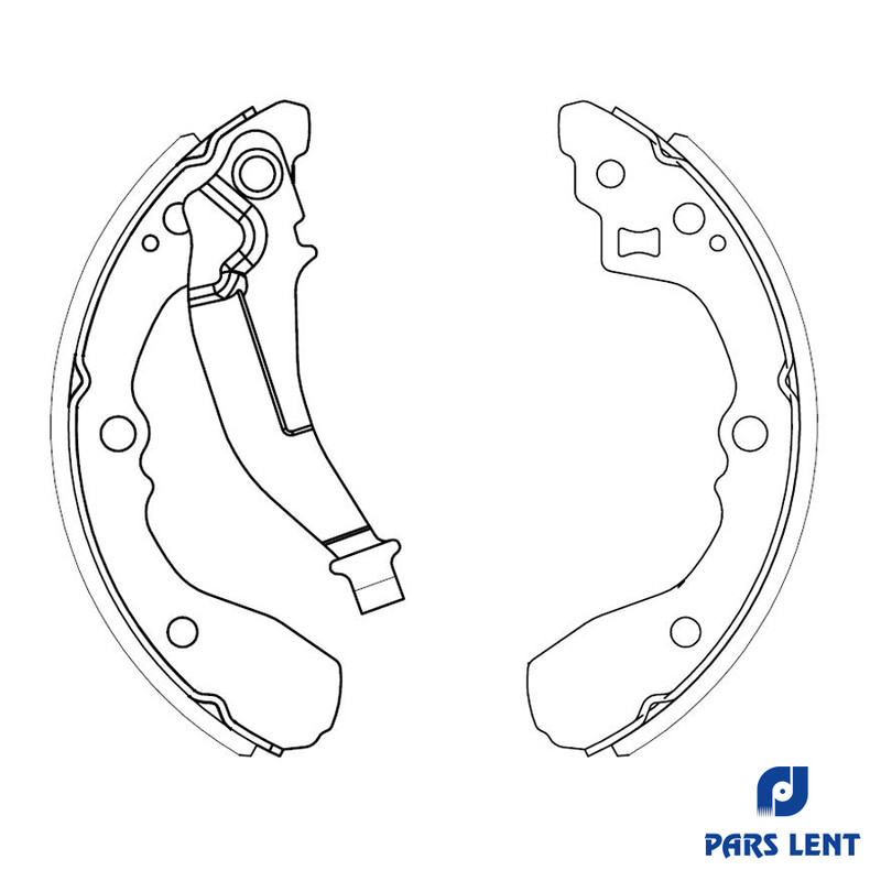 لنت ترمز عقب خودرو لنت پارس مدل 71059 مناسب برای کوئیک