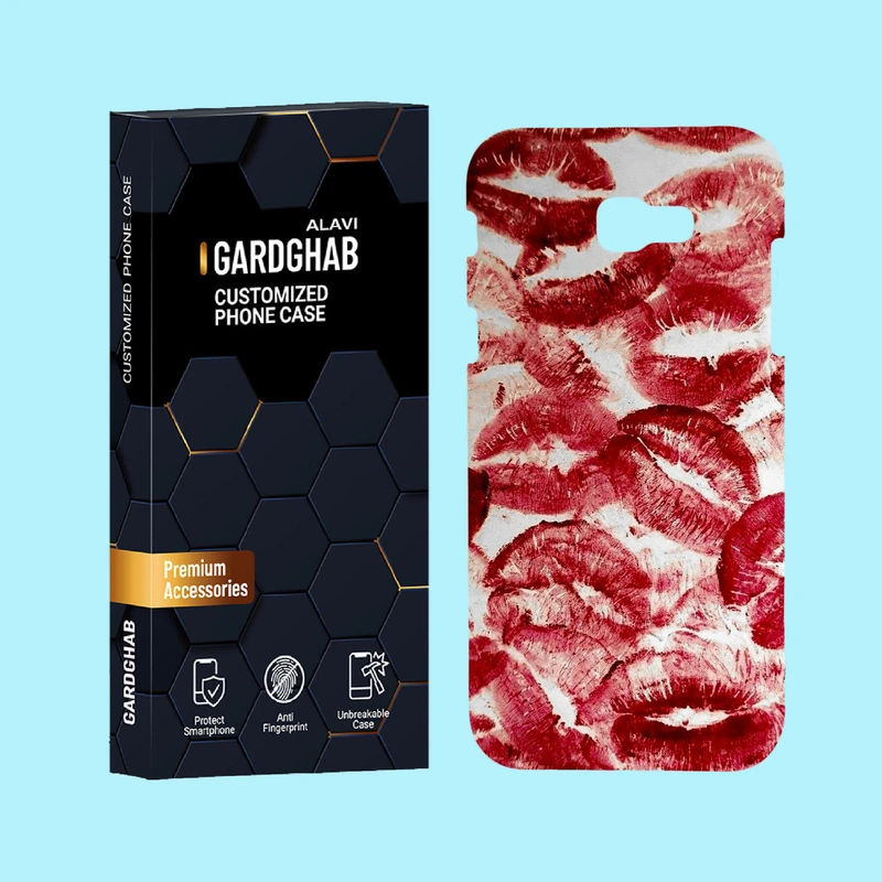 کاور گارد قاب علوی مدل عاشقانه مناسب برای گوشی موبایل سامسونگ Galaxy A720 / A7 2017