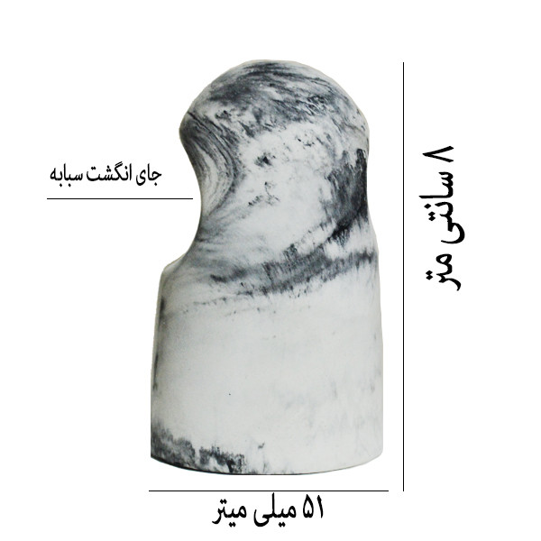 تمپر قهوه مدل سنگی آرگونومی