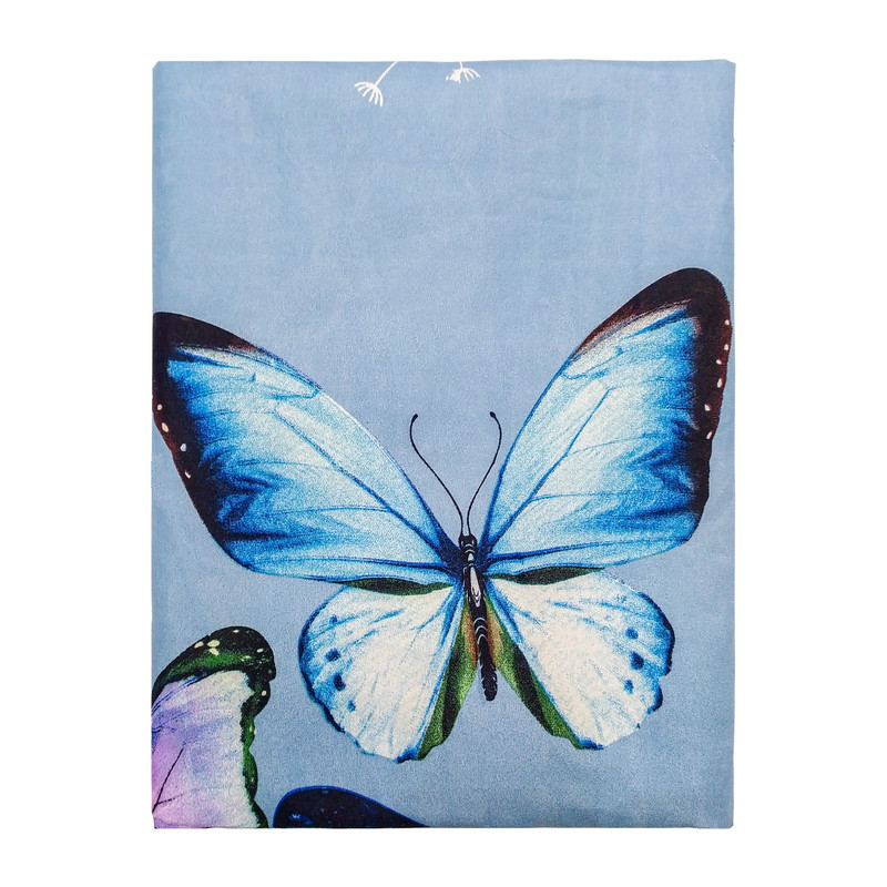  ملحفه آدنو مدل Butterfly کد CH15 یک نفره سایز 120x200 سانتیمتر
