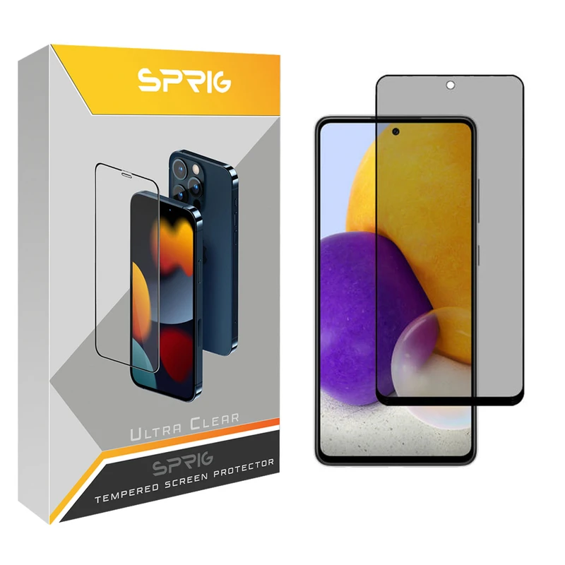 محافظ صفحه نمایش حریم شخصی اسپریگ مدل PRVSP مناسب برای گوشی موبایل سامسونگ Galaxy A72 5G
